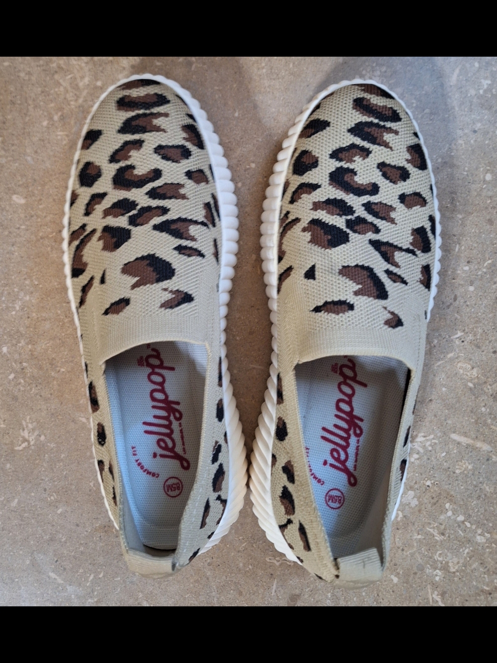 Jellypop Leopard Print Slip-On Women's Shoe. Sz 8.5 - Picture 2 of 7